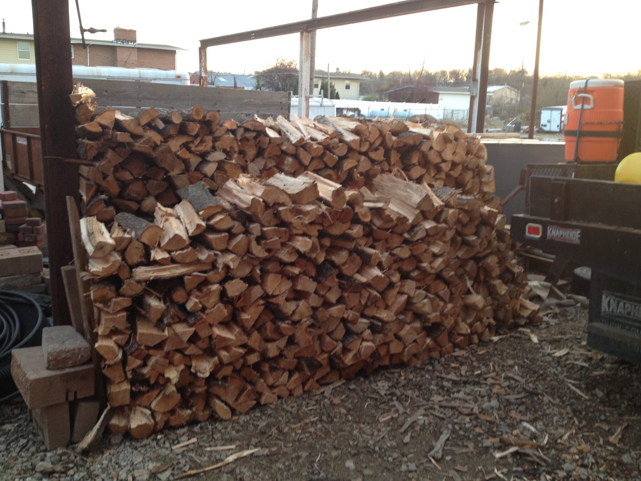 Firewood Landscaping Work